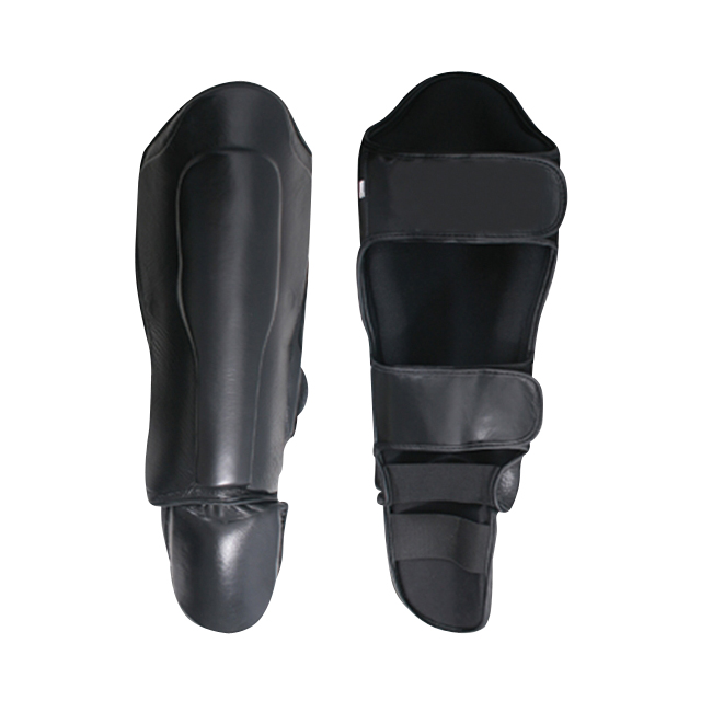 Cowhide Leather MMA Shin instep Guard