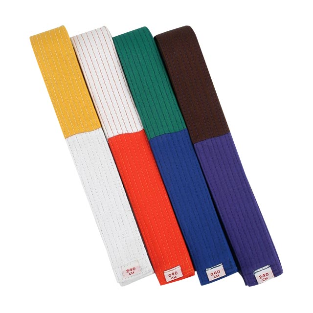 Judo, Karate and Taekwondo rank belts