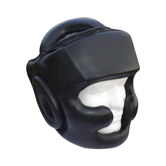 Full Training Leather Head Guard