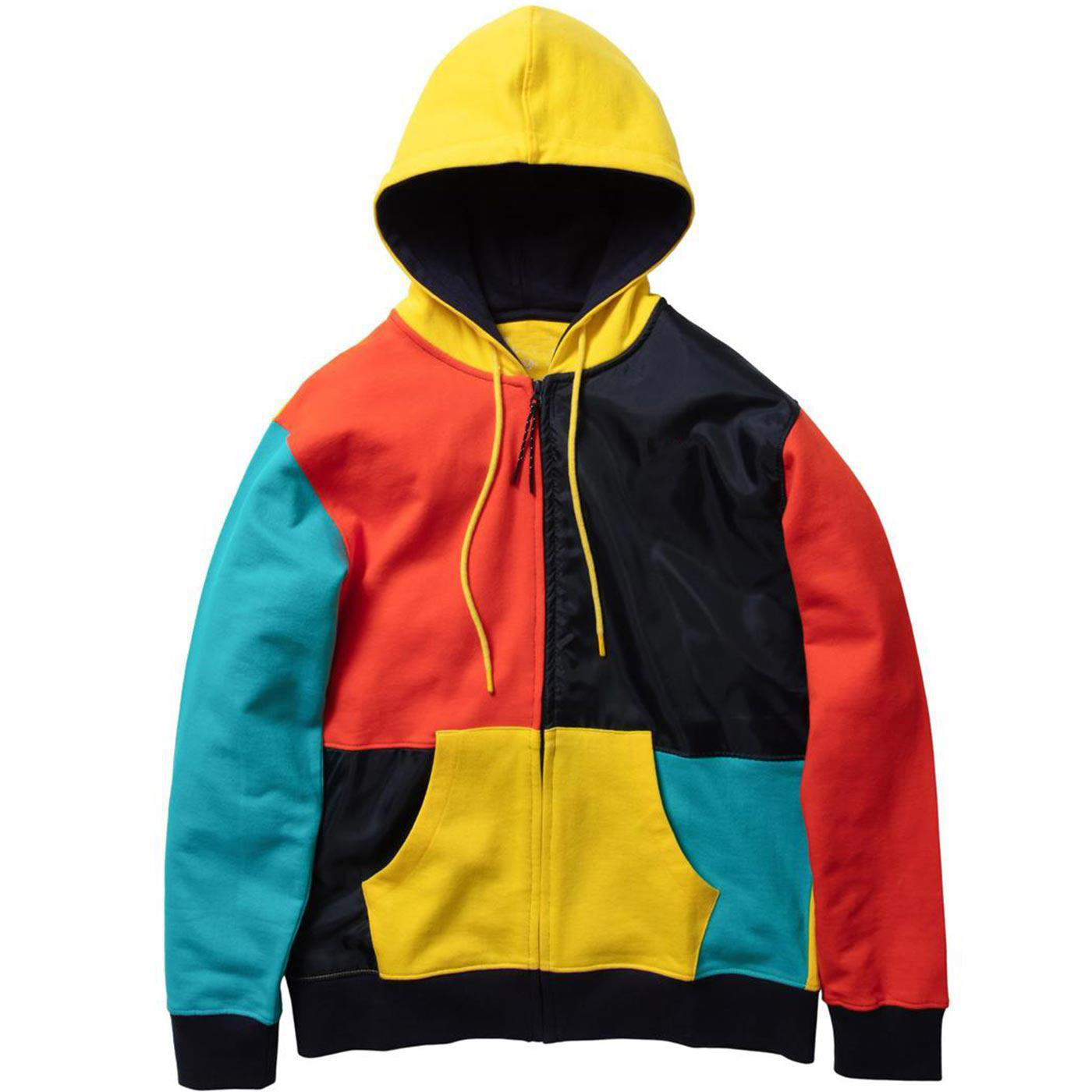 Colorblock Patchwork Hoodies