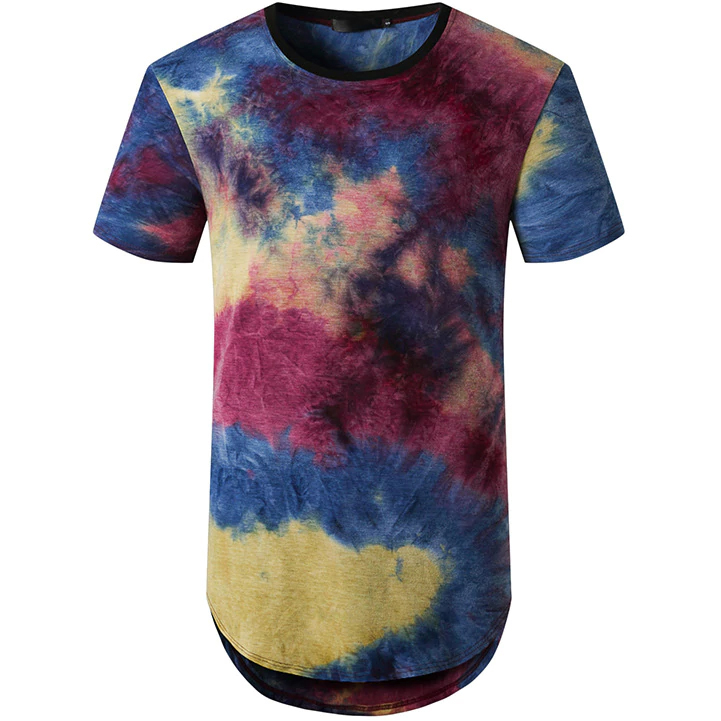 Tie Dyed Half Sleeve T-Shirt