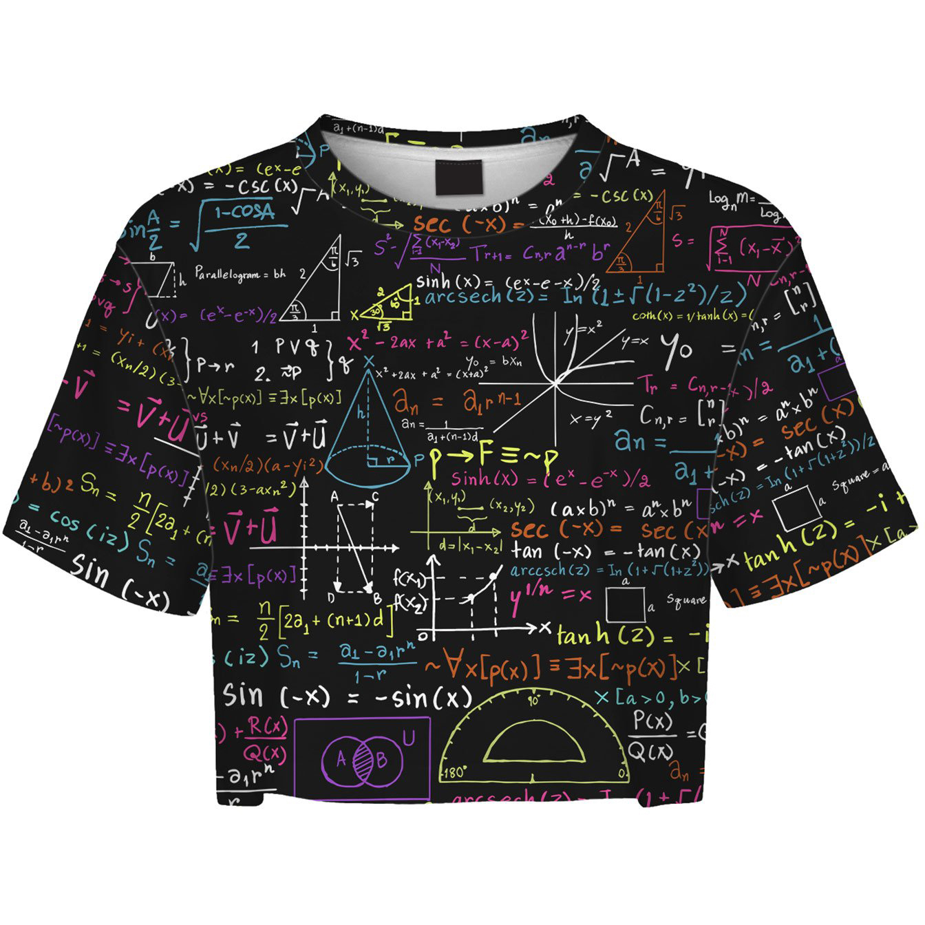 Math Crop Top