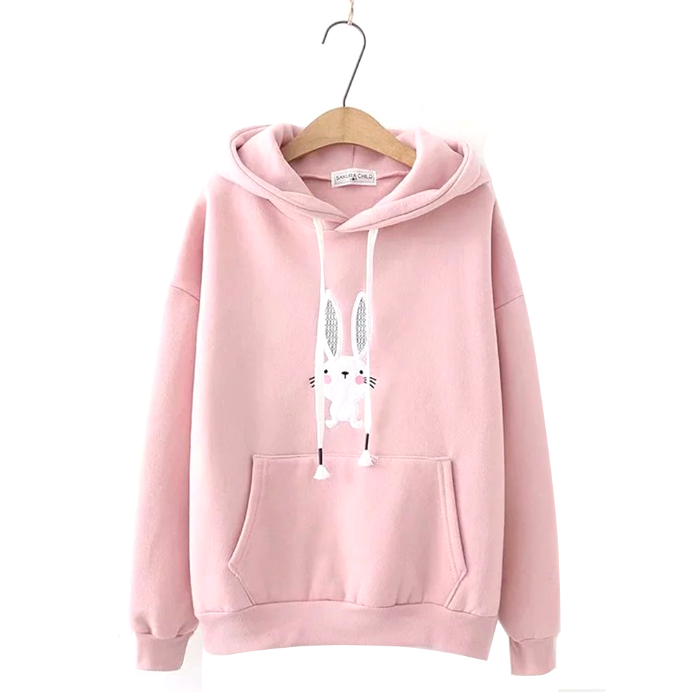 Bunny Embroidered Hoodies