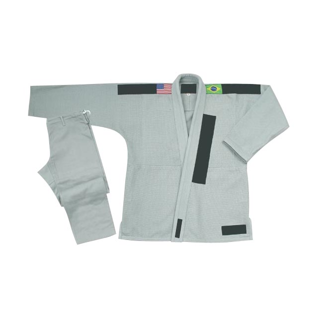 Gold weave Grey Jiujitsugi. 550grms 12 twill pant