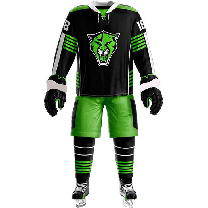 100% Polyester Sublimated Ice Hockey Uniform