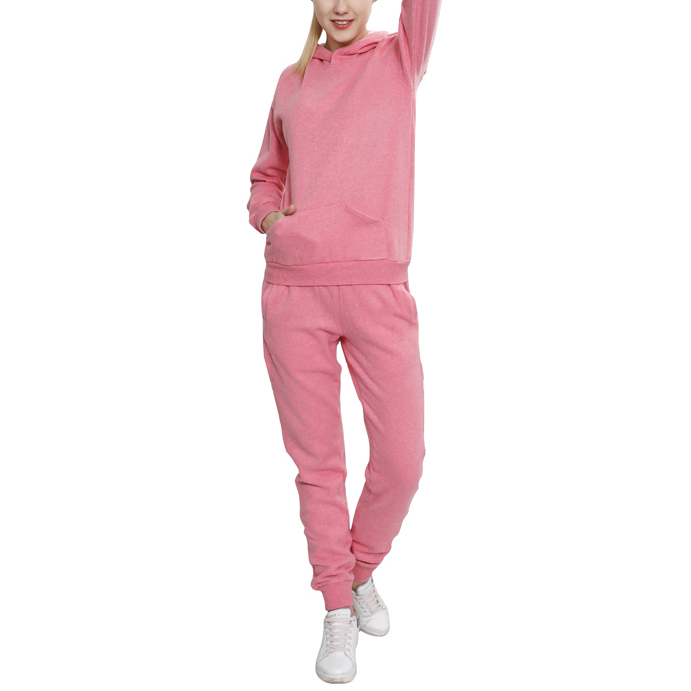 Pink Pullover Tracksuits Women