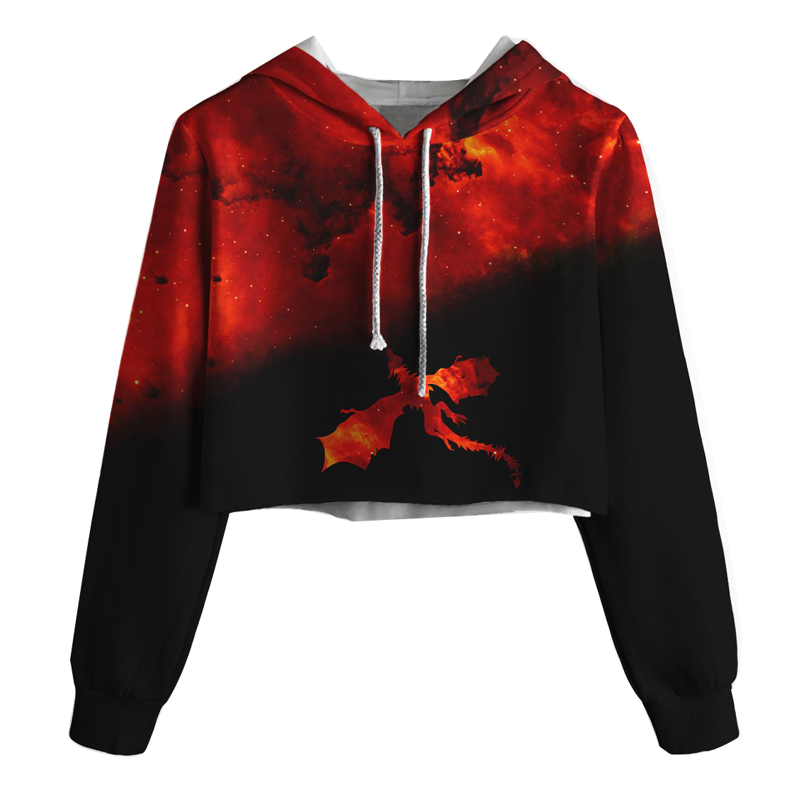 Fire Crop Hoodies